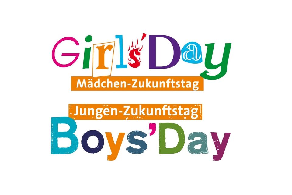 Logos der Girls'Day und Boys'Day Zukunftstage