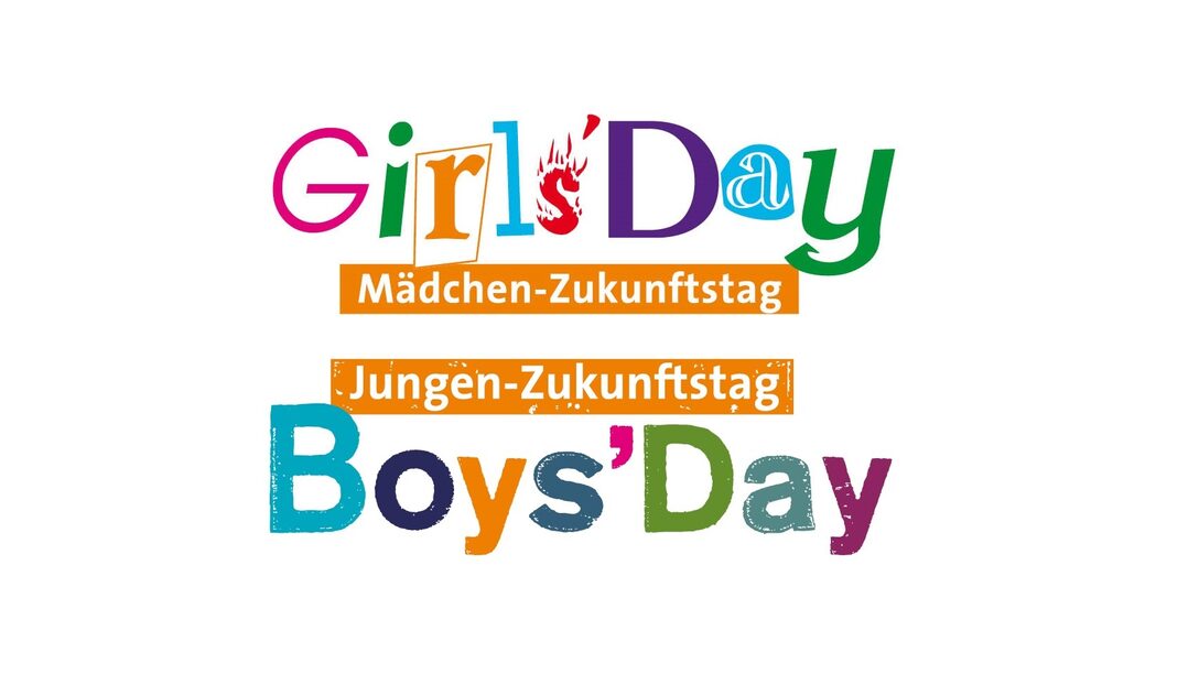 Logos der Girls'Day und Boys'Day Zukunftstage