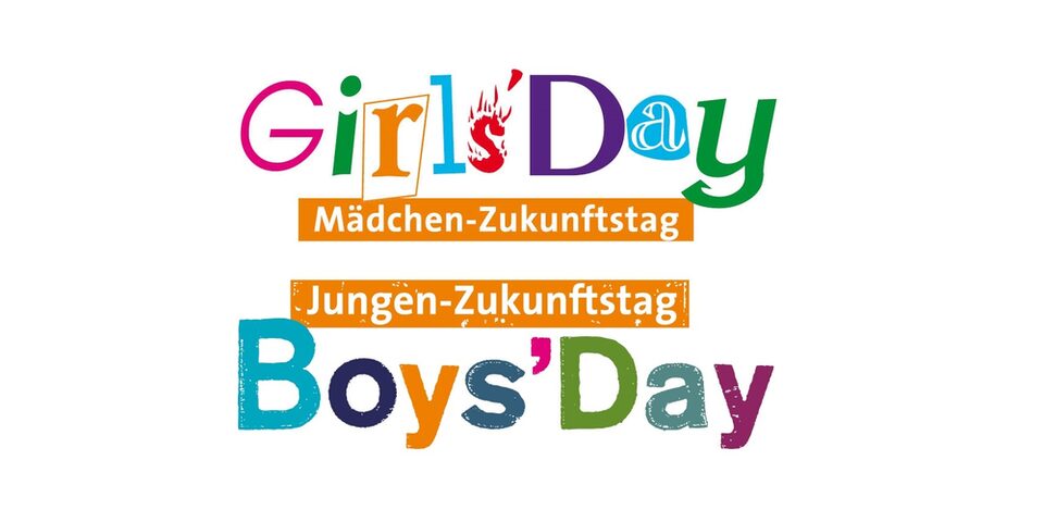 Logos der Girls'Day und Boys'Day Zukunftstage