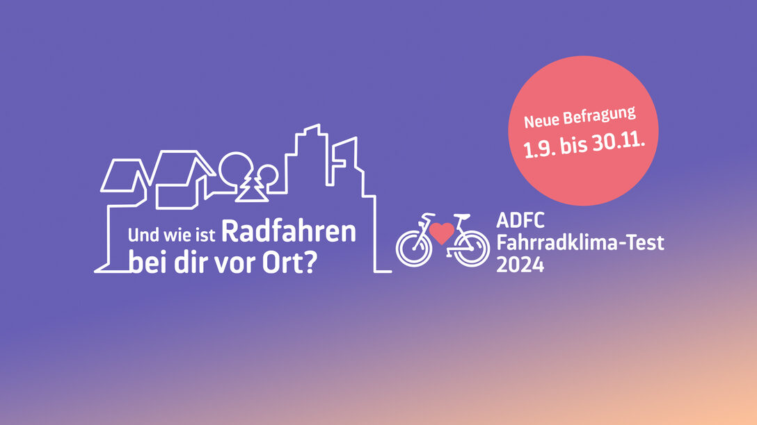 Grafik zum ADFC Fahrradklima-Test