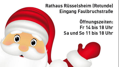 Ein Plakat für den Weihnachtsmarkt der Seniorenkünstler vom 6. bis 8. Dezember 2024