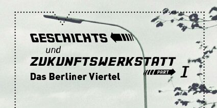 Flyer mit Ansicht des Berliner Viertels