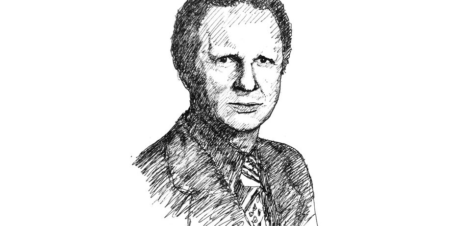 Porträtzeichnung von Dr. Karl-Heinz Storsberg