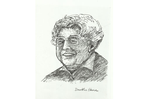 Porträtzeichnung von Dorothea Hausen