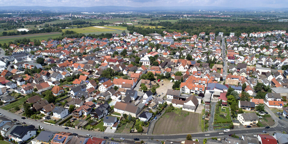 Luftaufnahme Rüsselsheim