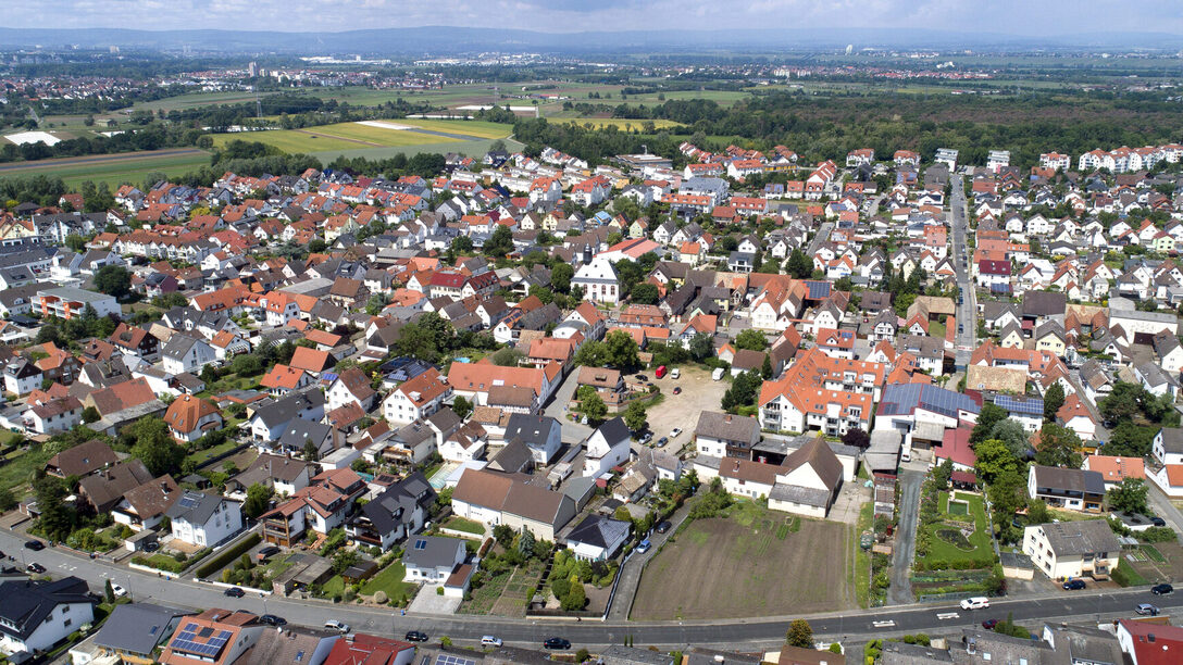 Luftaufnahme Rüsselsheim