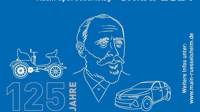 Save the Date Adam Opel Geburtstag: 8. Mai