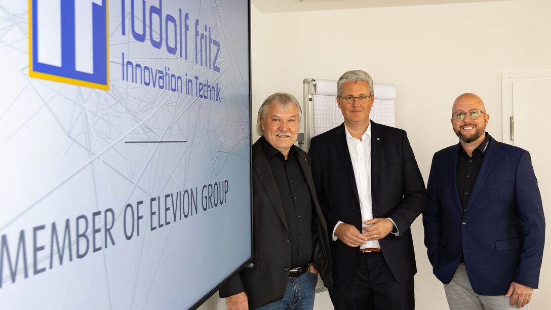 Oberbürgermeister Patrick Burghardt zu Gast bei der Rudolf Fritz GmbH