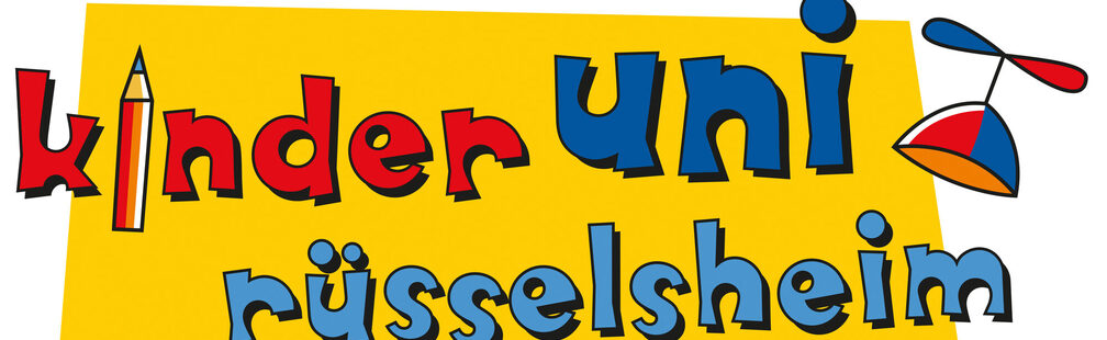 Das bunte Logo der Kinderuni Rüsselsheim