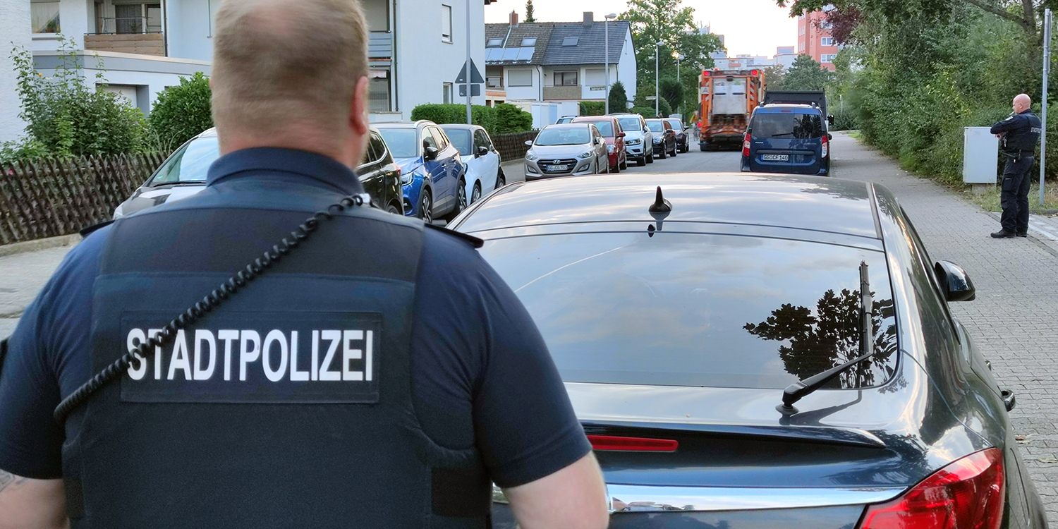 Kontrolle durch die Stadtpolizei
