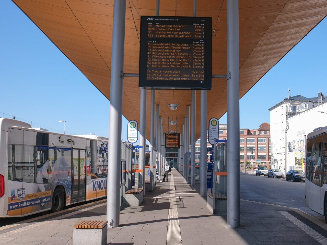 Lage und Verkehrsanbindung von Rüsselsheim am Main